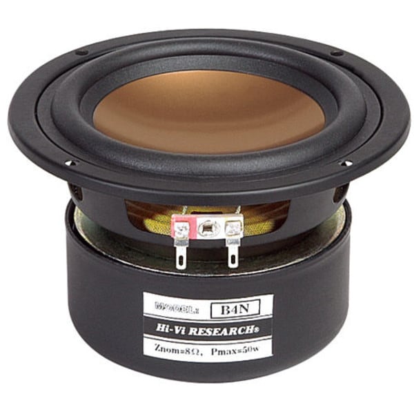 Main product image for HiVi B4N 4" Aluminum Midbass Round Frame 297-429